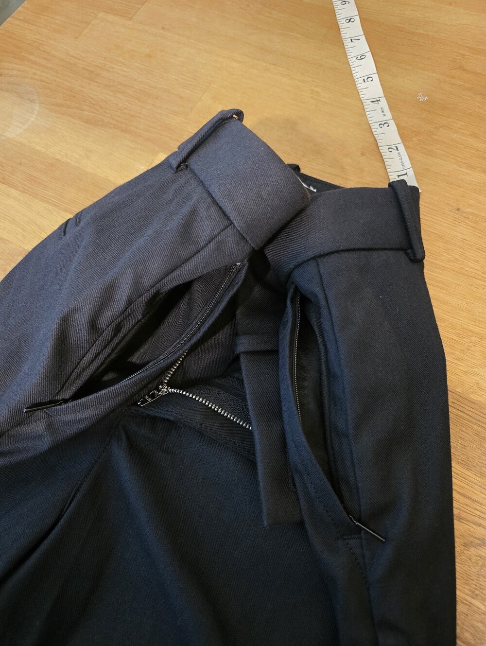 SPANX Supersmooth® Stretch Twill Slim Straight Pant Classic Black L 21280R - Picture 12 of 15